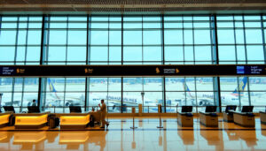 Singapore Airlines Departure Terminal at Changi